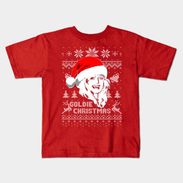 Goldie Christmas Kids T-Shirt by Nerd_art